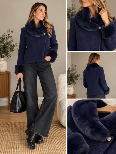 Adrienne vittadini navy - navy, jacke