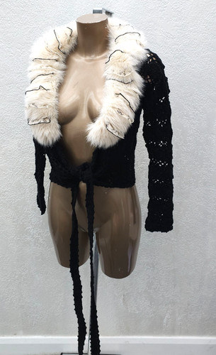 Tricot schicke echtfell häkel - tricot,