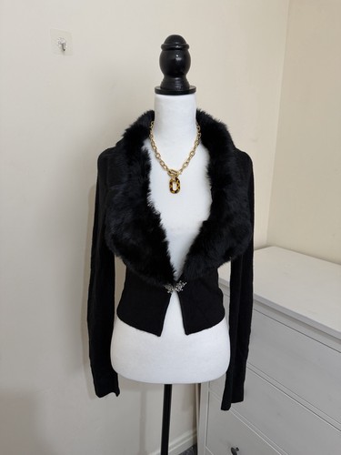 Xoxo vintage black cardigan - cardigan, uk
