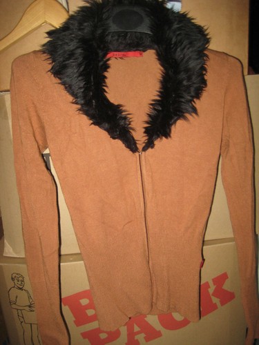 Vintage strickjacke camel - vintage,