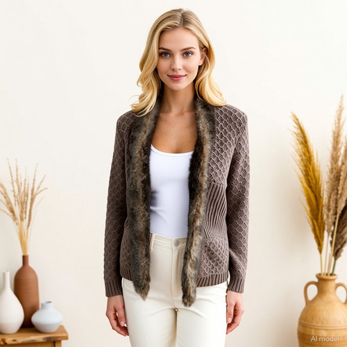 Vintage retro strickjacke - retro,